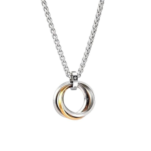 TRENDBREEZE Pendant Chain for Men & Women (Design : Ring)