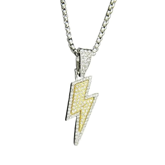 TRENDBREEZE Pendant Chain for Men & Women (Design : Thunderstorm)