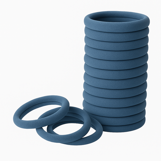 TRENDBREEZE Women Hair Bands (Color: Denim Blue, Qty: 20 Pieces)