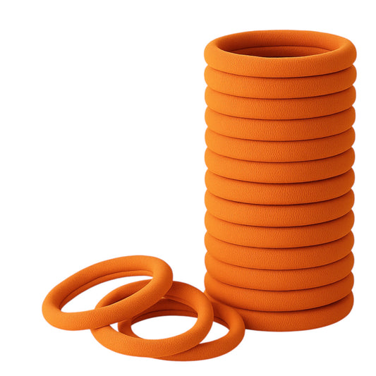 TRENDBREEZE Women Hair Bands (Color: Orange, Qty: 20 Pieces)