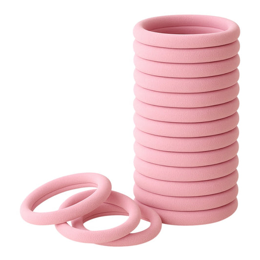 TRENDBREEZE Women Hair Bands (Color: Baby Pink, Qty: 20 Pieces)